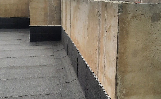 Объект Жилой комплекс «Панорама» .Кровля пристройки в осях А-А/1 и 1/1-10/1. - изображение  №15>