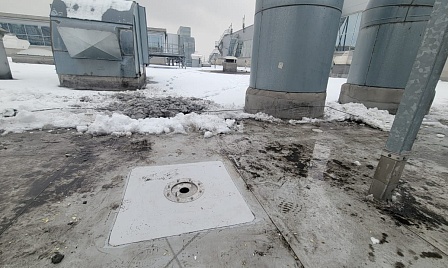 Объект - Замена 50 воронок на ТРЦ "МЕГА Дыбенко" фото №2