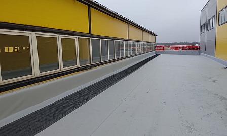 Объект - Монтаж кровли Цеха  фото №6