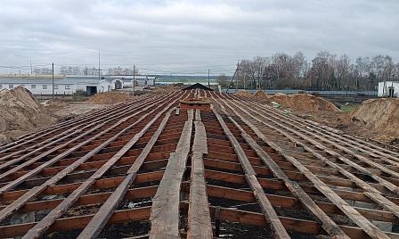 Объект - Ремонт скатной Кровли кормохранилища АПК фото №4