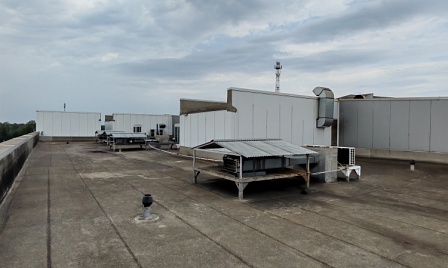 Объект - Выполнение обследования и локального ремонта кровельного покрытия здания литейного производства АБК ЛП ООО «Гусар» фото №1