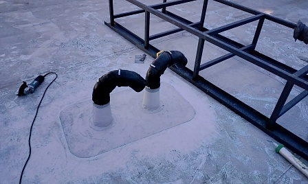 Объект - Монтаж площадок под кондиционеры фото №1