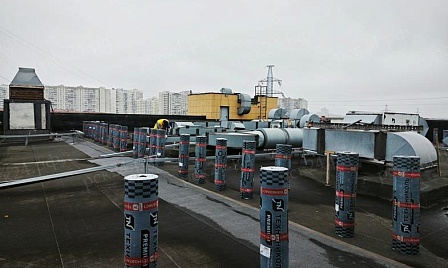 Объект - Устройство битумной гидроизоляции кровли фото №6