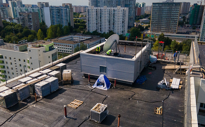 Объект Сушка утеплителя кровли в посольстве - изображение  №4>