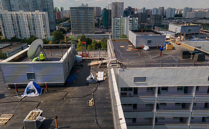 Объект Сушка утеплителя кровли в посольстве - изображение  №6>