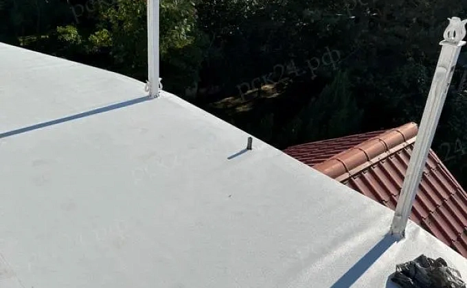 Объект Устройство кровли террасы ПВХ мембраной - изображение  №6>