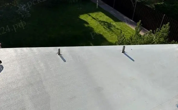 Объект Устройство кровли террасы ПВХ мембраной - изображение  №7>