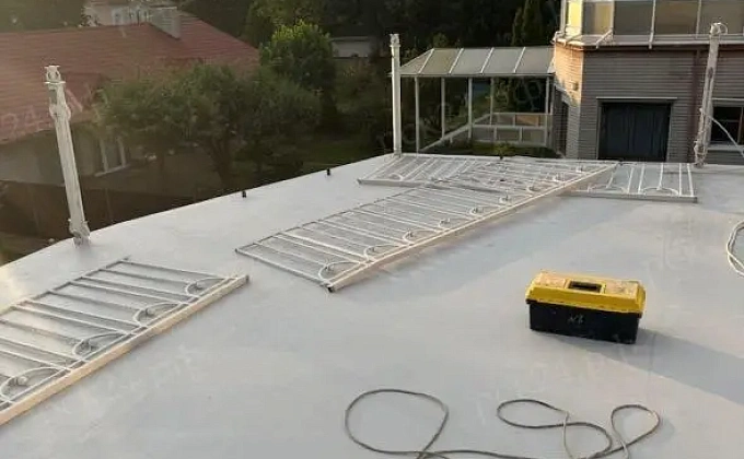 Объект Устройство кровли террасы ПВХ мембраной - изображение  №9>