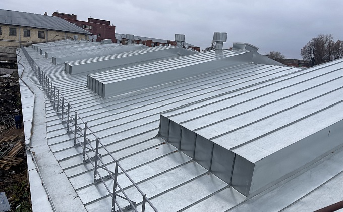 Объект Реконструкция скатной кровли индустриального парка - изображение  №1>