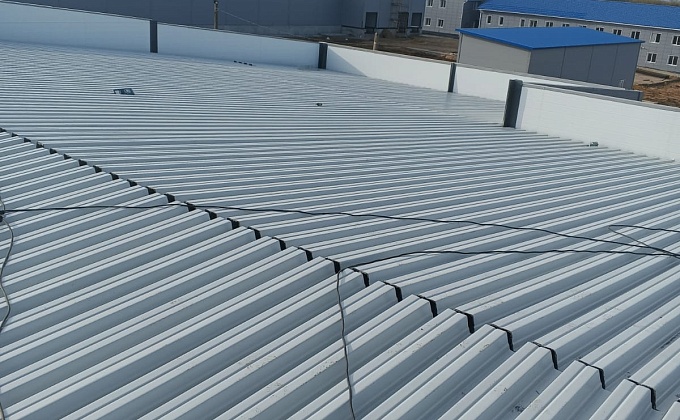 Объект Устройство кровли очистных сооружений по адресу: Курская область, Конышевский район, пгт. Конышевка, ул. Колхозная, д.23.  - изображение  №2>