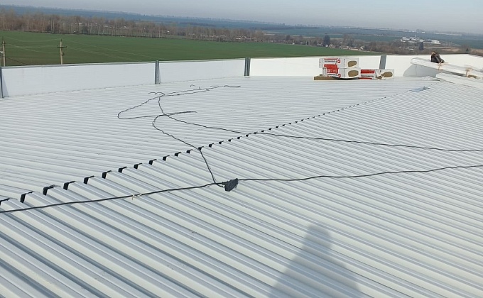 Объект Устройство кровли очистных сооружений по адресу: Курская область, Конышевский район, пгт. Конышевка, ул. Колхозная, д.23.  - изображение  №7>