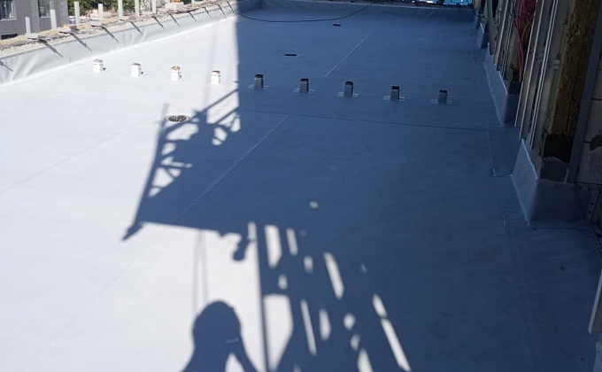 Объект Устройство кровли пристройки ЖК "Forst" из полимерной мембраны по адресу: г. Москва, ул. Автозаводская, 26/1 - изображение  №3>