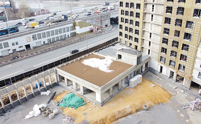 Объект Устройство кровли пристройки ЖК "Forst" из полимерной мембраны по адресу: г. Москва, ул. Автозаводская, 26/1 - изображение  №10>