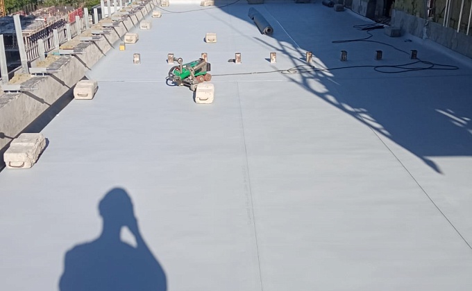 Объект Устройство кровли пристройки ЖК "Forst" из полимерной мембраны по адресу: г. Москва, ул. Автозаводская, 26/1 - изображение  №12>