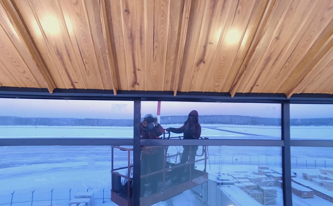 Объект Международный терминал аэропорта имени Петра Великого в городе Воронеж - изображение  №1>