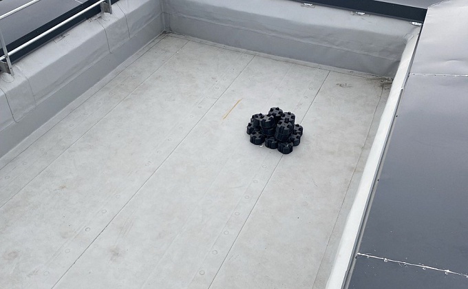 Объект Монтаж плоской кровли поликлиники в городе Кызыл - изображение  №8>