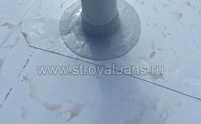 Объект Монтаж кровельной мембраны на частном доме - изображение  №5>