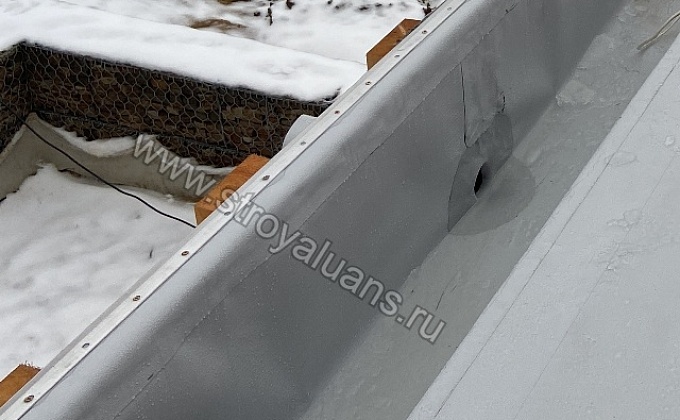 Объект Монтаж кровельной ПВХ мембраны по OSB - изображение  №1>