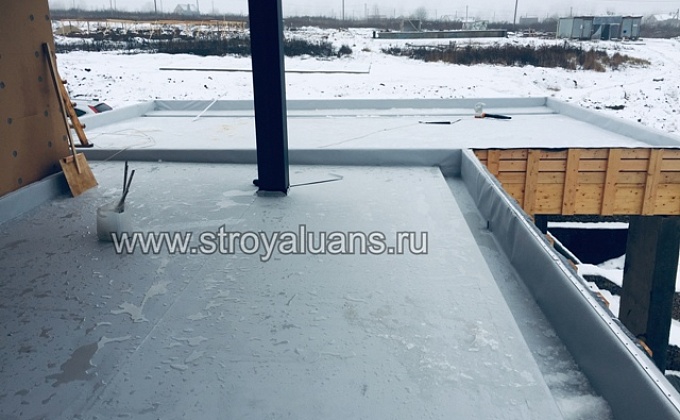 Объект Монтаж кровельной ПВХ мембраны по OSB - изображение  №3>